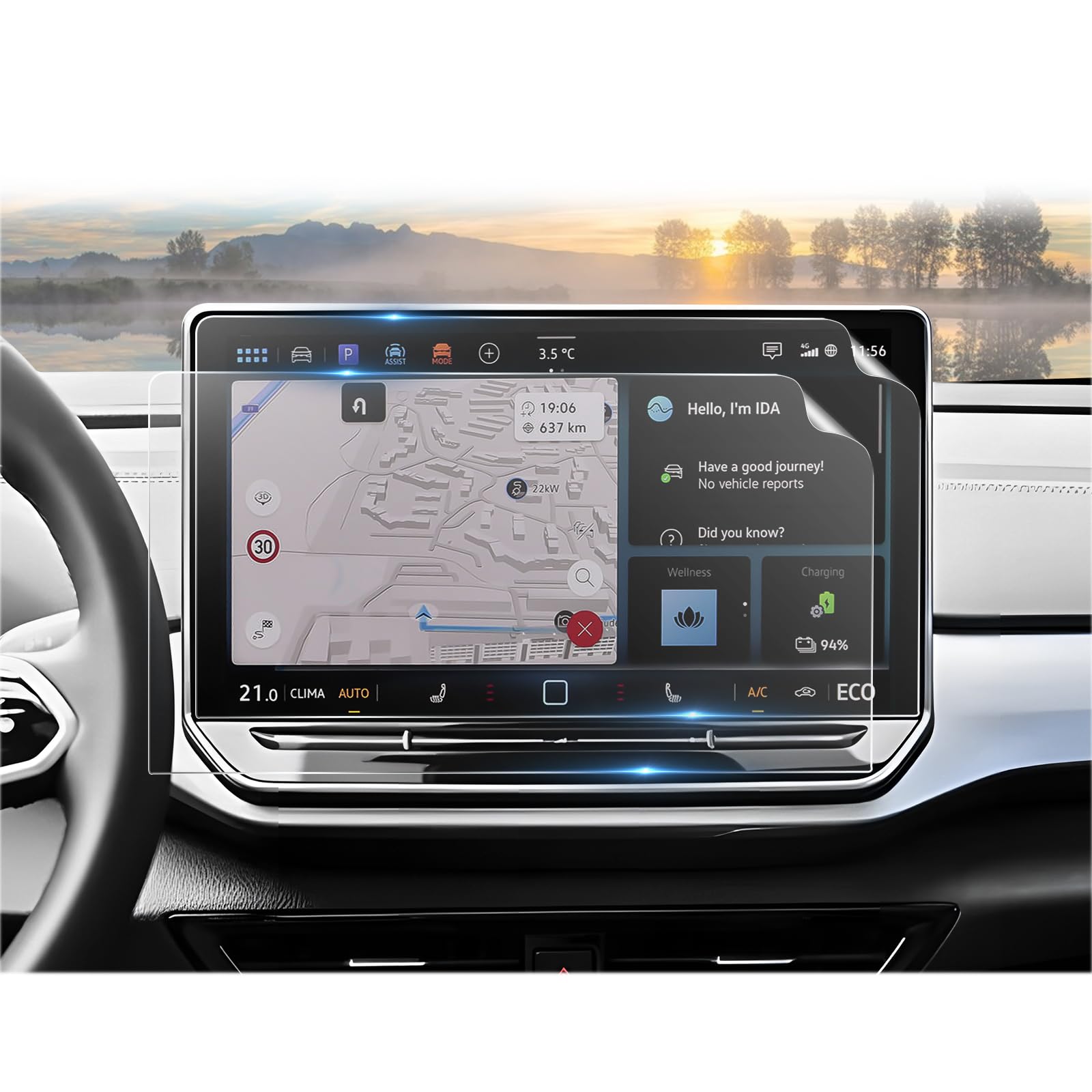 Amazon.com: CDEFG (2Pcs for 2024 2025 2026 VW ID.4 Screen